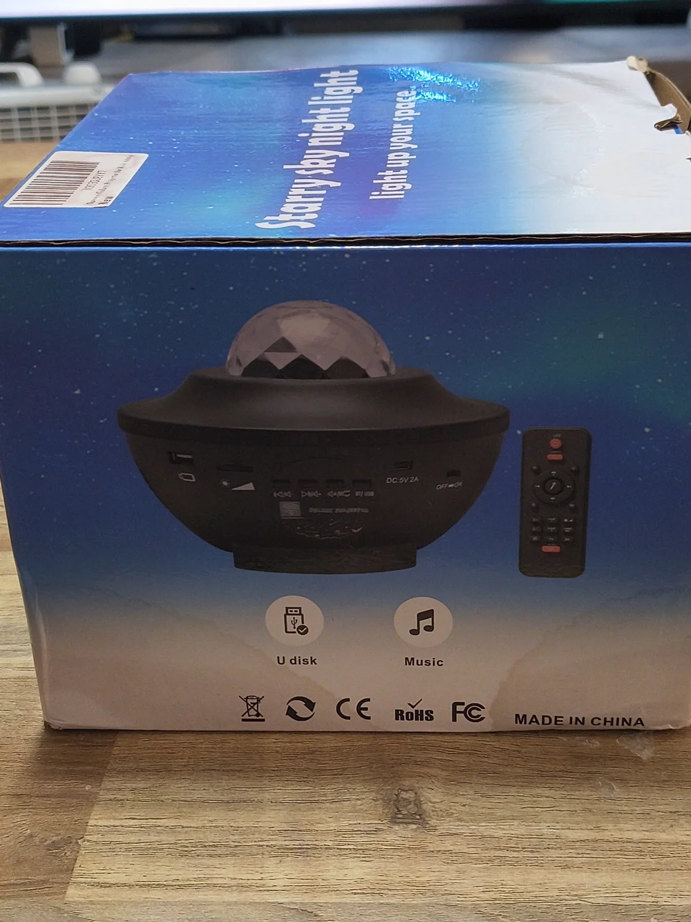Starry Sky Night Light - Multi- Color